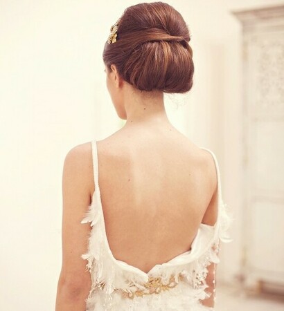 fashion, feathers and brunette