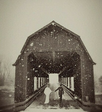 marriage, photogrphy and winter