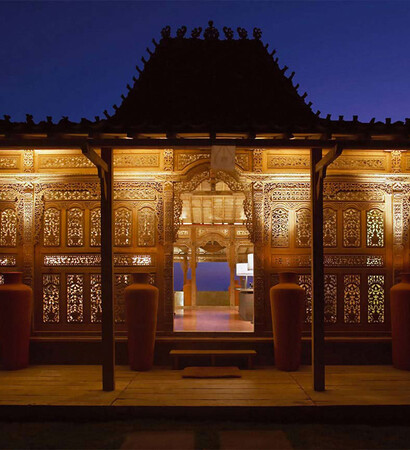 pool, pavilion and balinese style