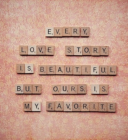 message, love and scrabble