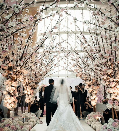 wedding ceremony, beautiful and white