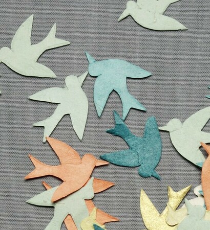 cutouts, colors and wedding idea