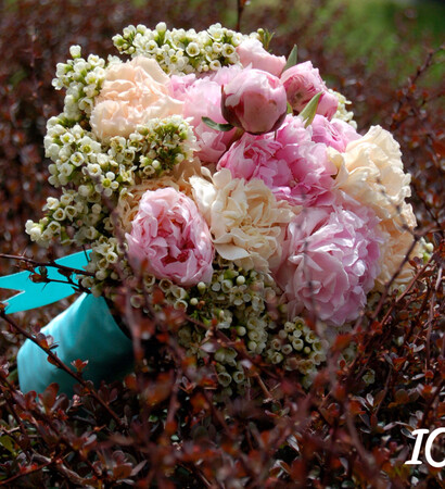 ribbon, bouquet and val mcnichols
