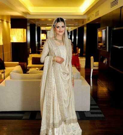 wedding dress, muslimah and hijab