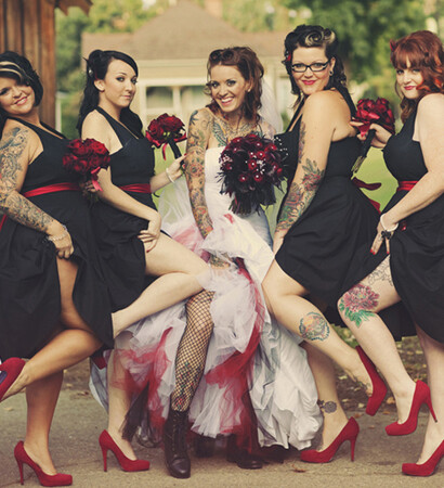 flowers, tattoo and rockabilly