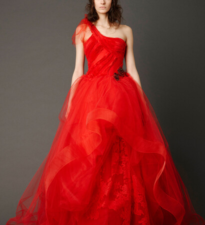 Vera Wang, bride and wedding gown