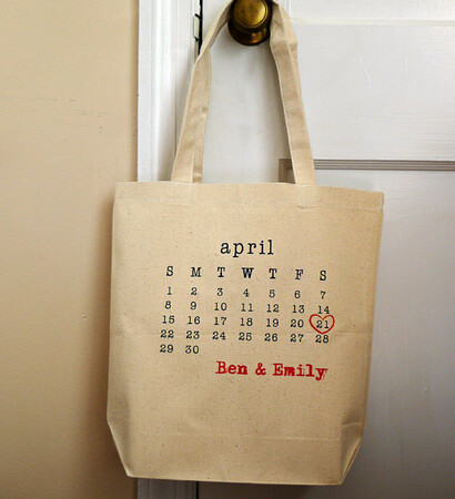organic, save the date and bag