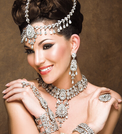 jewellery, indian wedding dress and asian fashion