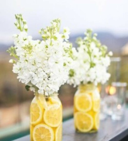 unique, jars and flowers