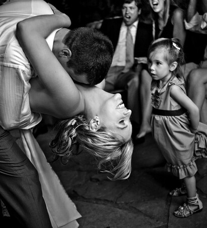 groom, bride and first dance