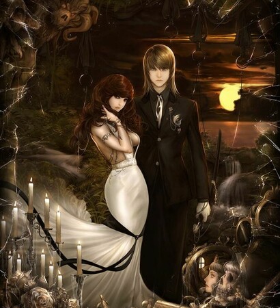 couple, lovely and young