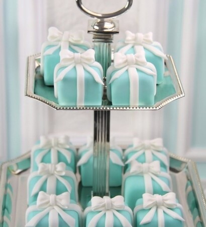 cakes, fashion and tiffany's gift boxes