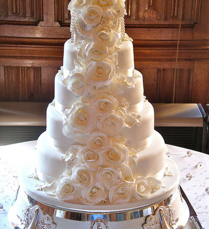 romance, ribbon and wedding cake