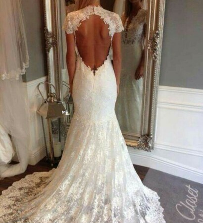 wedding dress white