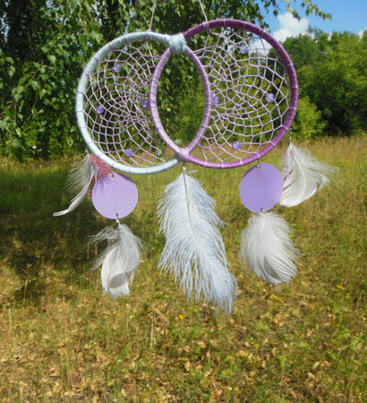 feathers, dreamcatcher and etsy
