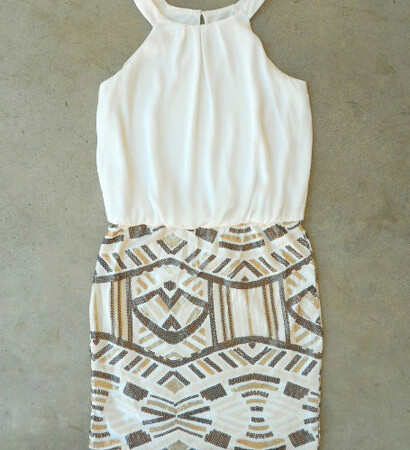 gold sequin, party dress and cocktail dress