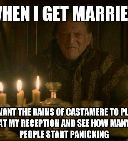 rains of castamere, red wedding and panic