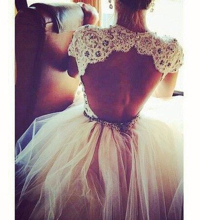 wedding dress, vogue and pretty