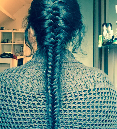 whi, school and fishtailbraid