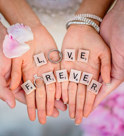wife, ring and couple