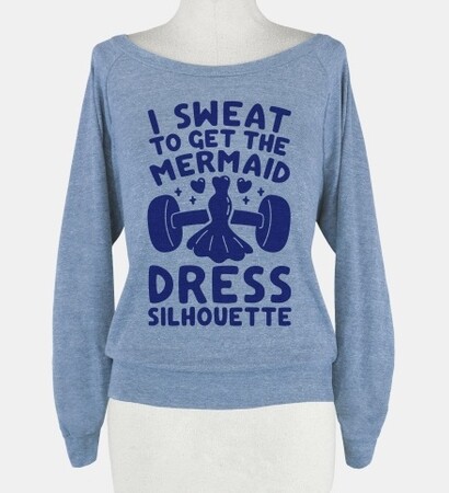 bride, mermaids and fitness
