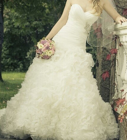 dress, white and white wedding dress happy