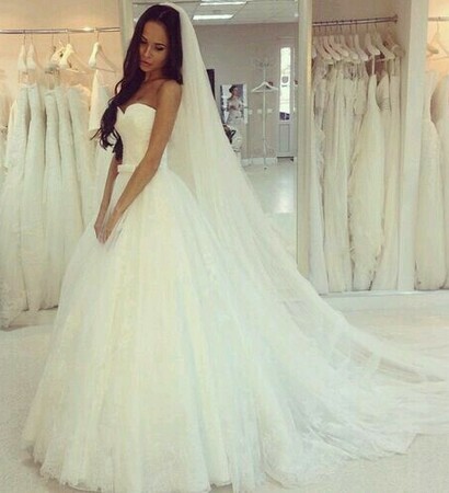 wedding dress, girlfriend and skinny