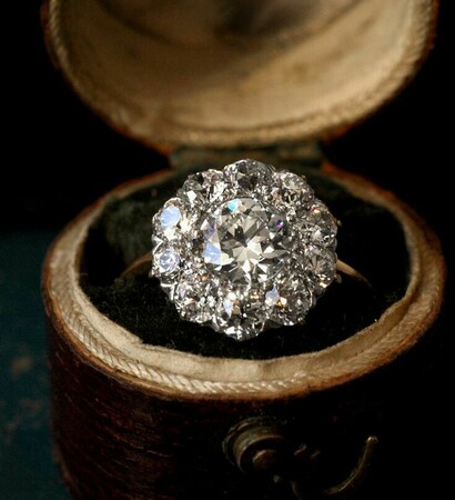 gold, engagement ring and ruby