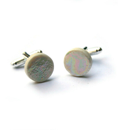 mother of pearl, for him and wedding cufflinks