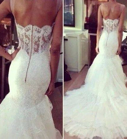 wedding dress, fashion and model