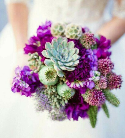 cacti bouquet, succulent bouquet and cacti and flower bouquet
