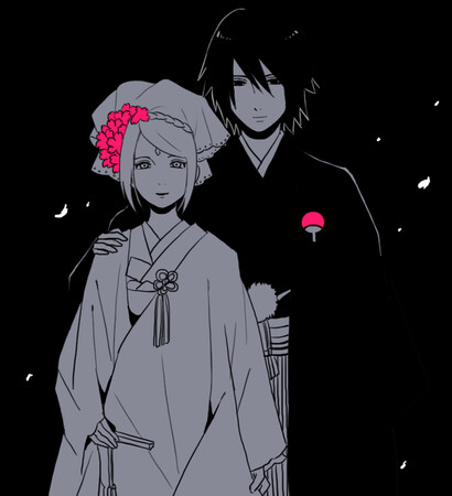 anime, family and black