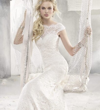 wedding dress, swing and fashion