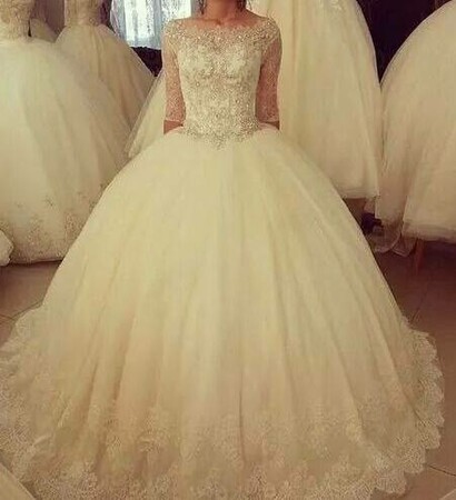girl, dress and wedding dress