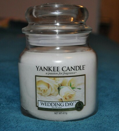 yankee candle, wedding day and my picture