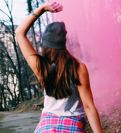 nails, hipser and pink