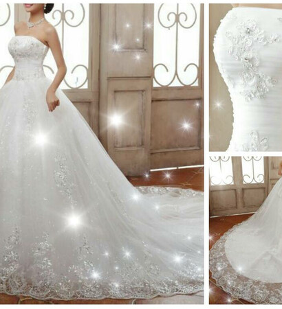 boutique, white and long