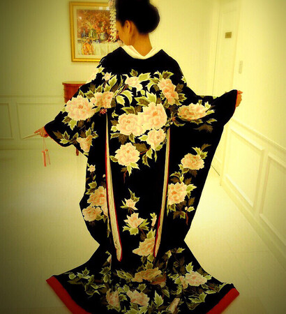 kimono, love and japanese