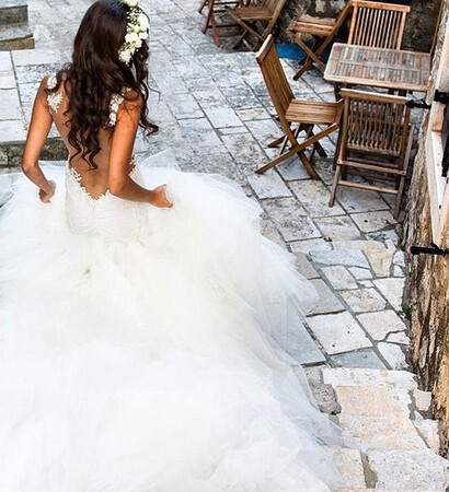 clothes, wedding dress and romantic