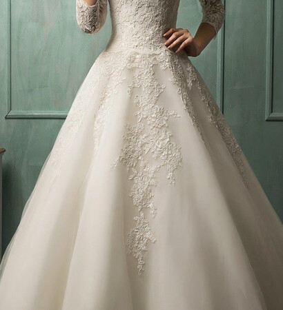 sophisticated, weddinggown and conservative