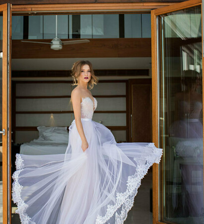 bride, white and wedding dress