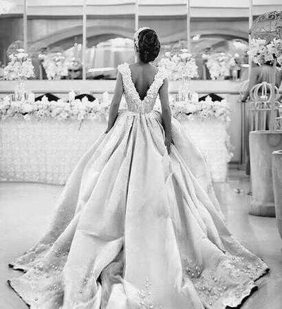 dress, glamourous and black & white