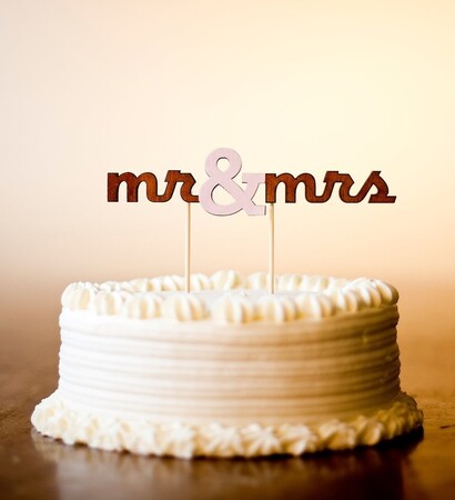 wedding cake, future and cake topper