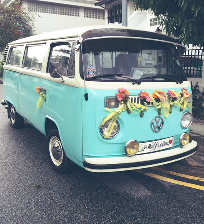 flowers, tumblr and van
