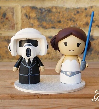 Princess Leia, cake topper and genefyplayground