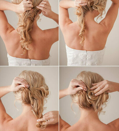 stylish, gown and hairstyle