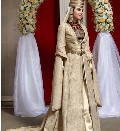 caucasus, national costume and karachay