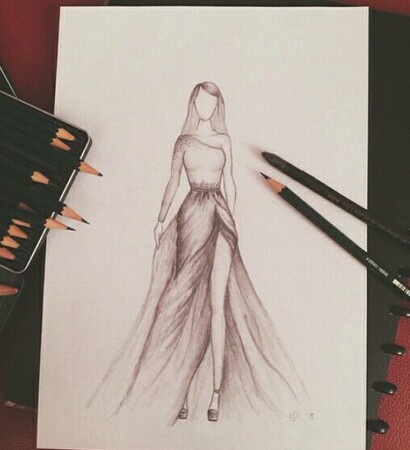 drawn, beautiful and girl