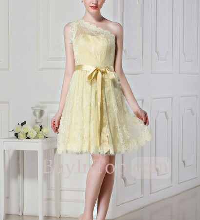 buyintop, one shoulder and short dress
