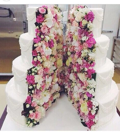 white, wedding cake and perfect